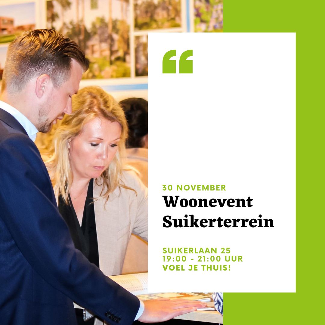 WoonEvent Suikerterrein 30 nov